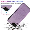 thumbnail image 3 of Funda para iPhone 7 Plus 8 Plus con tarjetero de piel sintética con estampado de flores de datura, 3 of 5
