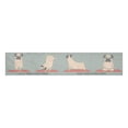 thumbnail image 2 of MKHERT Cute Yoga Pugs Set Funny Dogs Table Runner for Office Kitchen Dining Wedding Party Banquet 16x72 Inch, 2 of 2