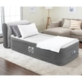 thumbnail image 5 of Sealy: Tritech 18" Air Mattress with 31" Headboard - Twin Size - Built-In AC Pump, Grey & White, Inflatable Bed, Firm Comfort, Storage Bag, 330 lb Cap, 5 of 9