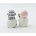 thumbnail image 5 of Frosty the Snowman Ceramic Salt and Pepper Shakers 3.5in Gift, 5 of 5