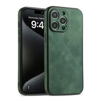 PU Leather Case for iPhone 7 Plus, iPhone 8 Plus, Full Camera Lens Protection Cover,PU Leather Slim Luxury Business Non-Slip Grip Shockproof Protective Case for iPhone 7 Plus/8 Plus, Darkgreen