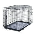 thumbnail image 5 of Max & Marlow Double-Door Dog Crate, Foldable Metal Wire Kennel, Portable, Tray and Divider Included, 48" x 29" x 31.5", 5 of 8