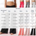 thumbnail image 4 of qolati Girls Yoga Pants Fold Over Low Waist Wide Leg Sweatpants Flare Leggings Bell Bottoms Y2k Lounge Trousers 5-14 Years Black, 4 of 7