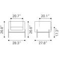 thumbnail image 4 of Jess Accent Chair Gray, 4 of 12
