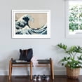 thumbnail image 3 of Art.com The Great Wave Off Kanagawa, from the Series 36 Views of Mt. Fuji (Fugaku Sanjuokkei) Giclee Print by Katsushika Hokusai, White Frame Wall Art, 44" x 32", 3 of 5