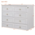 thumbnail image 7 of Full Size Murphy Bed with Large Drawers,White, 7 of 7