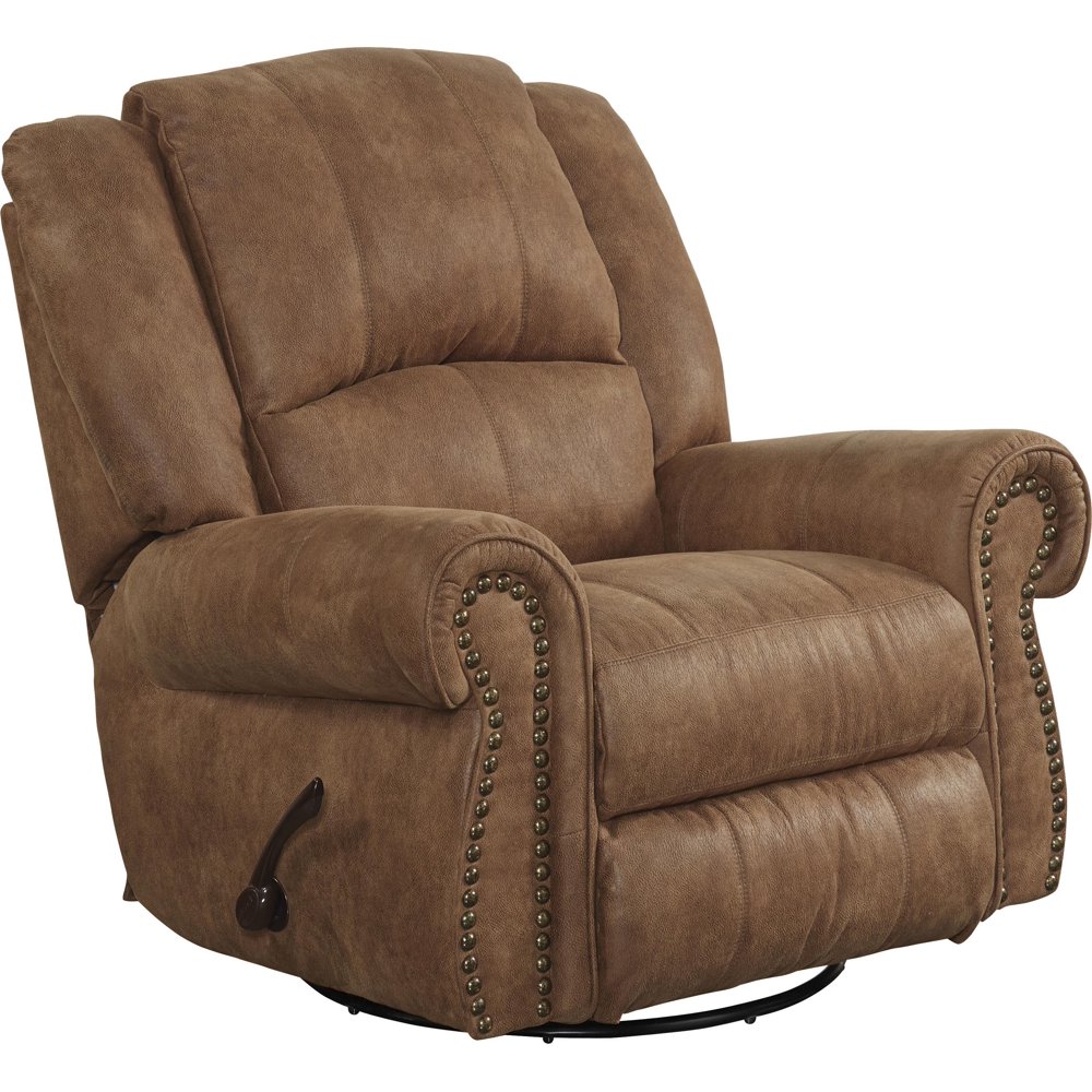 Catnapper Westin Swivel Glider Recliner in Nutmeg