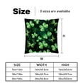 thumbnail image 5 of Saint Patrick's Day Decorative Pillows Covers Set of 2 - Unique Patterns, 16x16, 18x18, 20x20 Inches - Throw Pillow Covers for Home Decor, Bedroom, Living Room for Various Occasions, 5 of 6