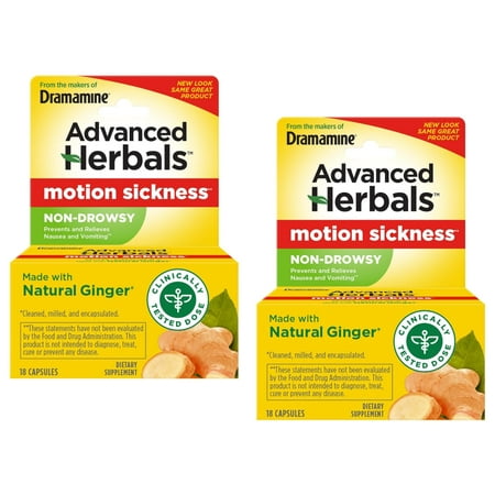 Dramamine Naturals Non Drowsy Tablets with Ginger