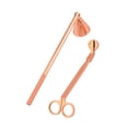 thumbnail image 2 of DOLITY Metal Candle Accessory Set, Candle Wick Dipper, Cutter Tool Extinguisher Candle Rose Aureate, 2 of 9