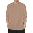 thumbnail image 1 of Sudadera de cuello redondo con forro polar para hombre: manga larga, corte ajustado, poliéster y spandex, tallas L-XXXXXL, 1 of 4