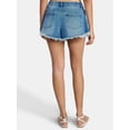 thumbnail image 3 of Madden NYC Women's Frayed Denim Shorts, Sizes XXS-XXL, 3 of 5