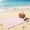Pink, variant on Partheme 59x30in Super Absorbent Microfiber Beach Towel with Double Sided Velour, Quick Dry Sand Free Lightweight Bath Towel for Swimming Travel Camping, Red