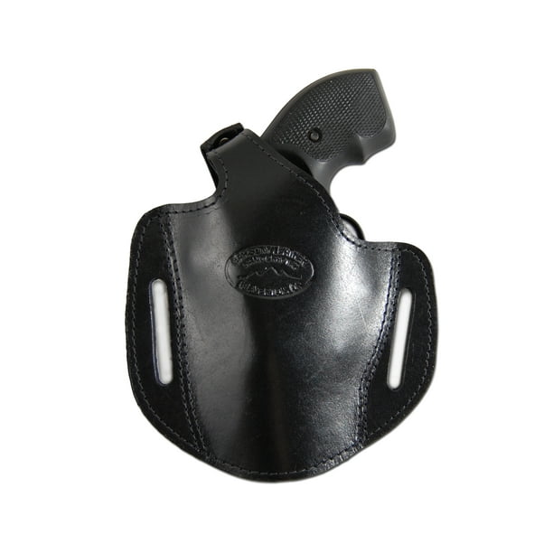 Barsony Left Hand Draw Black Leather Pancake Gun Holster Size 1 S W Taurus Colt Charter Arms 22 38 357 Revolvers Walmart Com Walmart Com
