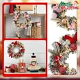thumbnail image 5 of Christmas Wreath with Luminous Light Strip - 12"/16"/20" Sizes, Premium Needles/Red Branches for Christmas Front Door Decor & Christmas Home Decor, 5 of 5