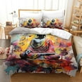 thumbnail image 1 of YingD Gamer Ensemble de Literie Housse de Couette Abstrait Format Simple avec Taie d'Oreiller, 1 of 5