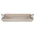 thumbnail image 3 of Kouboo Rattan Serving Tray with Handles for Breakfast, Decorative Tray for Storage, Rectangular Organizer Tray for Coffee Table, White Wash, 3 of 21