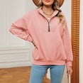 thumbnail image 4 of OBEEII Plus Size Sweatshirts for Women Long Sleeve Relax Fit Pullover Tops with Pockets Going Out Exercise Athletic Tee Shirts, 4 of 9