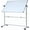 48"W x 36"H, variant on Double-Sided Mobile Whiteboard, 60 x 36 , Rolling Dry Erase Board Easel Stand Wheels with Aluminium Frame for School Office 5' x 3'