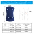 thumbnail image 2 of Uxcell M Protective Knee Pads Volleyball Knee Pads Sponge Knee Pads Brace, Blue 3 Pairs, 2 of 6
