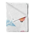 thumbnail image 2 of Japanese Soft Flannel Fleece Blanket, Hand Drawn Traditional Elements Watercolors Torii Gate Origami Bird Flag Lacky Cat, Cozy Plush for Indoor and Outdoor Use, 50" x 60", Multicolor, by Ambesonne, 2 of 5