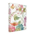thumbnail image 4 of Trademark Fine Art "Rainbow Seeds Flowers II Crop on Wood Cream" Canvas Art by Lisa Audit, 4 of 4