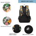 thumbnail image 4 of FORMRS School Backpack 17" Student Travel Bag with Laptop Compartment, Pink Oranges, 4 of 7