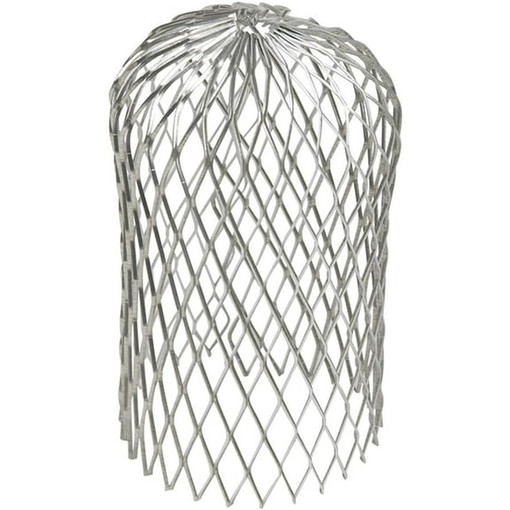 Amerimax 29059 3" Aluminum Gutter/Downspout Strainers Fits Round or Square - Quantity 12