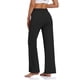 thumbnail image 3 of Pantalones informales ligeros, pantalones de pierna ancha, pantalones elásticos con bolsillo para mujer, pantalones sueltos, pantalones de pierna ancha, calidad superior, 3 of 5