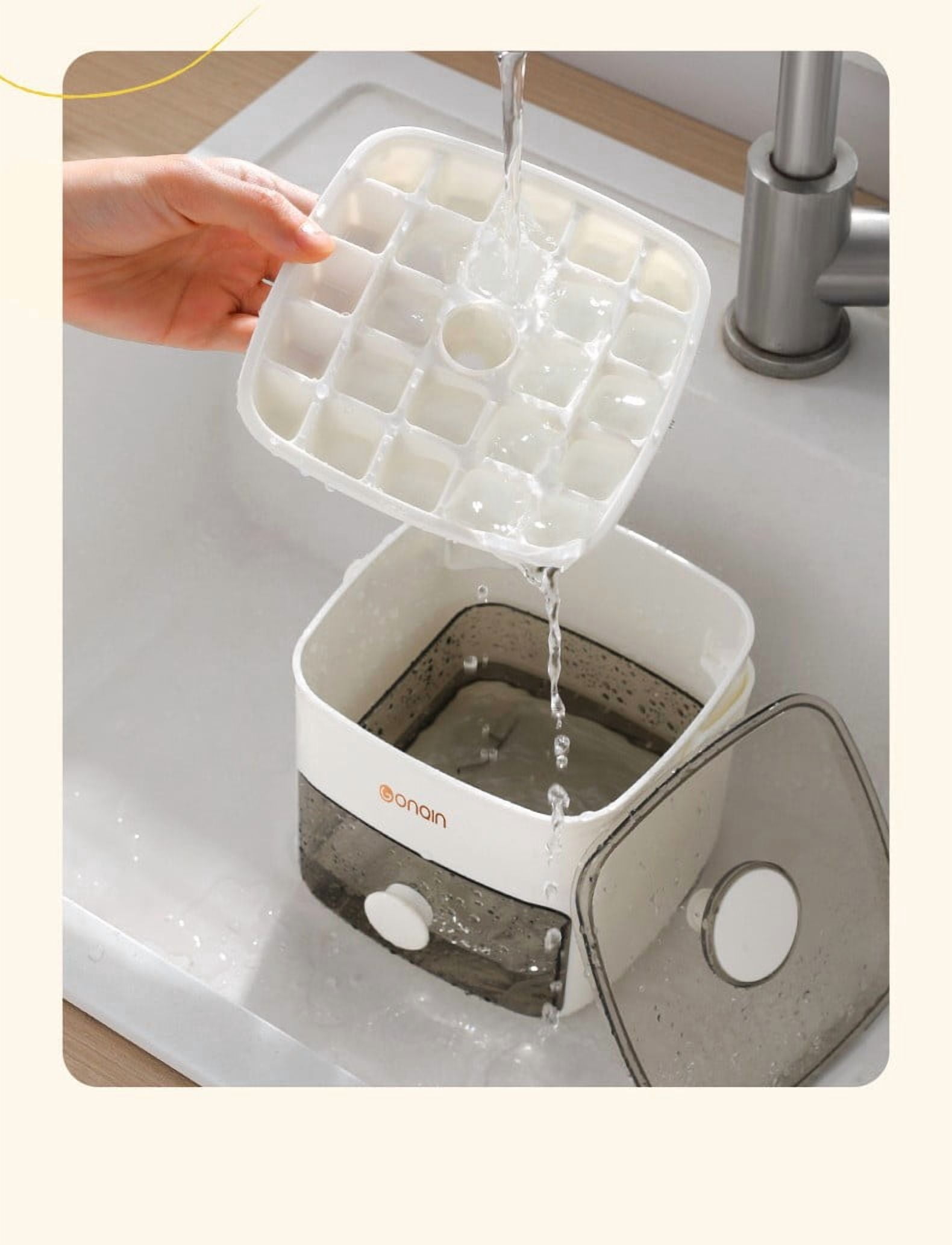 Ice Tray Portable Ice Box Ice Maker Ice Cube Mold Press Ice Tray Ice Cube Mold
