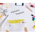 thumbnail image 4 of Traceease Upper Case,Lower Case Numbers Lettering Template Drafting Tools Alphabet Stencils-5mm Alphabet Size, 4 of 6