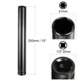 thumbnail image 2 of Uxcell Deep 6-Point Impact Socket 1/2" Drive 21mm Metric Socket with Adapter, 2 of 7