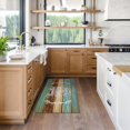 thumbnail image 6 of Farmhouse Kitchen Rug Anti-Fatigue Kitchen Mat for Floor Waterproof Non-Slip Kitchen Mat and Rug 17.3"x29" PVC Kitchen Floor Rug Mat for Home Sink Laundry, 6 of 6