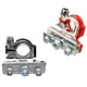 thumbnail image 1 of Conectores de terminales de batería de automóvil Conectores de abrazaderas de terminales de batería de automóvil de cobre puro de 3 vías, 1 of 20