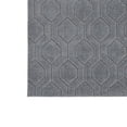 thumbnail image 3 of Benjara BM227664 Machine Woven Fabric Rug with Hexagonal Pattern, Gray - Medium, 3 of 3