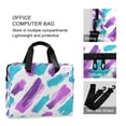 thumbnail image 4 of FORMRS 16" Laptop Bag Carrying Sleeve Case with Handle Travel Shoulder Briefcase, Purple Drawing, 4 of 8
