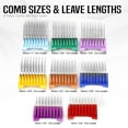 thumbnail image 2 of Pet Clipper Comb Set – Stainless Steel Attachments for 5-in-1 Detachable Blades – Guide Combs for Dog & Cat Grooming, 2 of 6