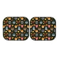 thumbnail image 7 of Daiia Forest Animal Faces 2PCS Car Windshield Sun Shade, Foldable Sun Shield for Car Front Window, Auto Sun Blocker Visor Protector Universal for Truck SUV Pickup-Medium, 7 of 7