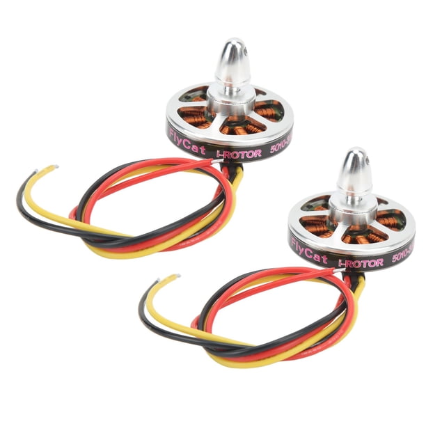 Motor sin escobillas multicóptero, 2 piezas 5010 360KV RC Quadcopter Motores sin escobillas Aviones RC Motor sin escobillas Funcionamiento suave