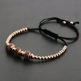 thumbnail image 2 of EOEMY Natural Stone Charm Mens Fashion Bracelet Top Copper Micro Pave Black Cz Jewelry-1024-4, 2 of 3
