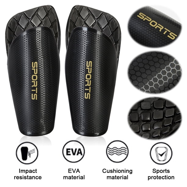 Padres Protectores Fútbol Protectoras Shin Pads Soccer Guards 1 Par Ligero para Hombres Mujeres