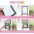 thumbnail image 3 of 2 Pcs Diamond Art Frames, Picture Frames for 30x40cm/12x16in Diamond Art Canvas, Magnetic Diamond Art Frame Self-Adhesive, Black Frames for Wall Window Door-Internal Size 25x35cm, 3 of 9