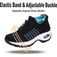 thumbnail image 3 of Women's Sneakers Sport  Shoes Sock Sneakers Slip on Mesh Air Cushion Comfortable Wedge Easy Shoes Platform Loafers, 3 of 14