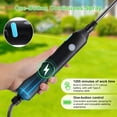 thumbnail image 4 of Merryhome Battery Powered Sprayer, 2.1 Gallon/8L Electric Sprayer with 3 Mist Nozzles, USB Rechargeable Handle, Retractable Wand & Adjustable Strap for Lawn, Garden, Yard and Weed Control, 4 of 11