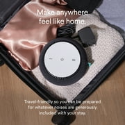 SNOOZ White Noise Sound Machine - Real Fan Inside, Control via iOS and Android App - Charcoal