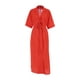 thumbnail image 5 of Txlixc, Kimono de manga corta para mujer, vestido camisero con cuello vuelto, vestido Midi con cinturón informal de trabajo de Color sólido para oficina y ocio Txlixc Moda, 5 of 9