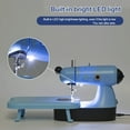 thumbnail image 3 of Pebbuoy Electric Sewing Machine with Expansion Board LED Light Design Fast Stitch Compact Portable US Plug DIY Clothes Curtains Sewing Machine, 3 of 7