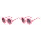 thumbnail image 1 of Qarigey Gafas ópticas, gafas de girasol, adorables accesorios de ropa de moda para niños pequeños con marco adecuado, rosa y gris rosa gris 2piezas Qarigey CBP277785, 1 of 6