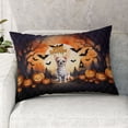thumbnail image 2 of Mummy Chihuahua Happy Halloween with Pumpkins Bats Spooky Fun Quilt Pillowcase Dog Lover Gifts Idea Throw Pillow Cover Bed Home Decor - 00019, 2 of 5