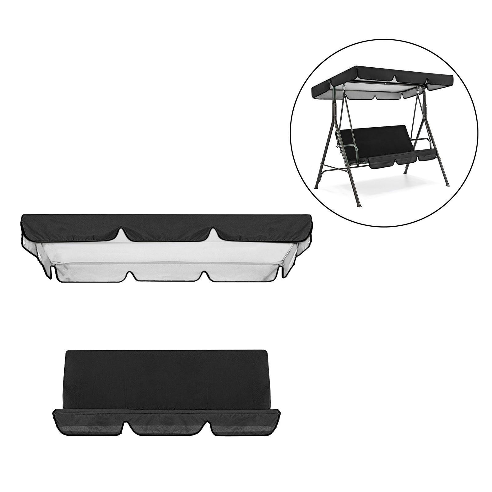 Furniture 3 Seat Swing Awning Set Canopy Hammock Cover Replacements 3